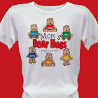 Bear Hugs Personalized Scoop Neck T-Shirt
